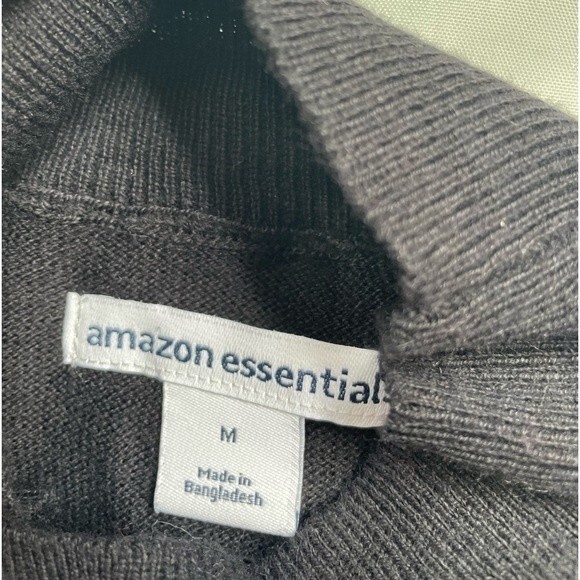 Mock neck size medium sweater black long sleeve NWOT - Picture 5 of 6